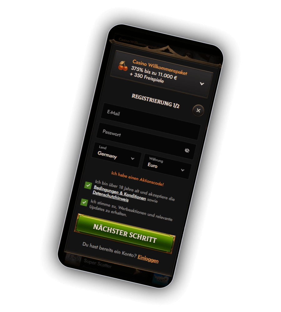 Crusado Casino Registrierung DE